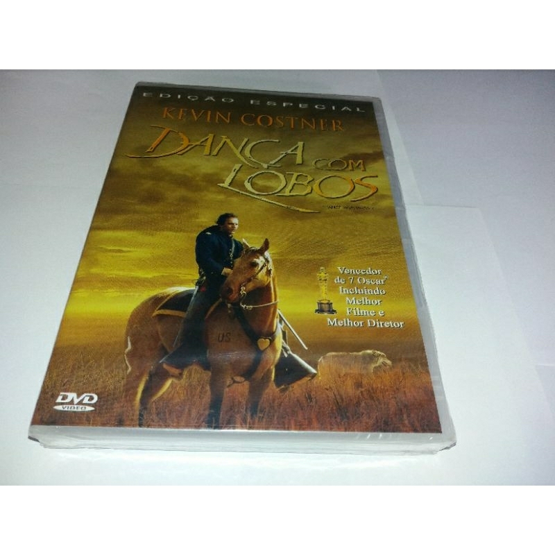 Dvd - Danca Com Lobos - 1990 - Kevin Costner - Dublado - Lacrado