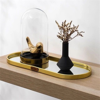 Bandeja Espelhada Banheiro Lavabo Bandeja Decorativa Multiuso FWB em Oferta na Shopee