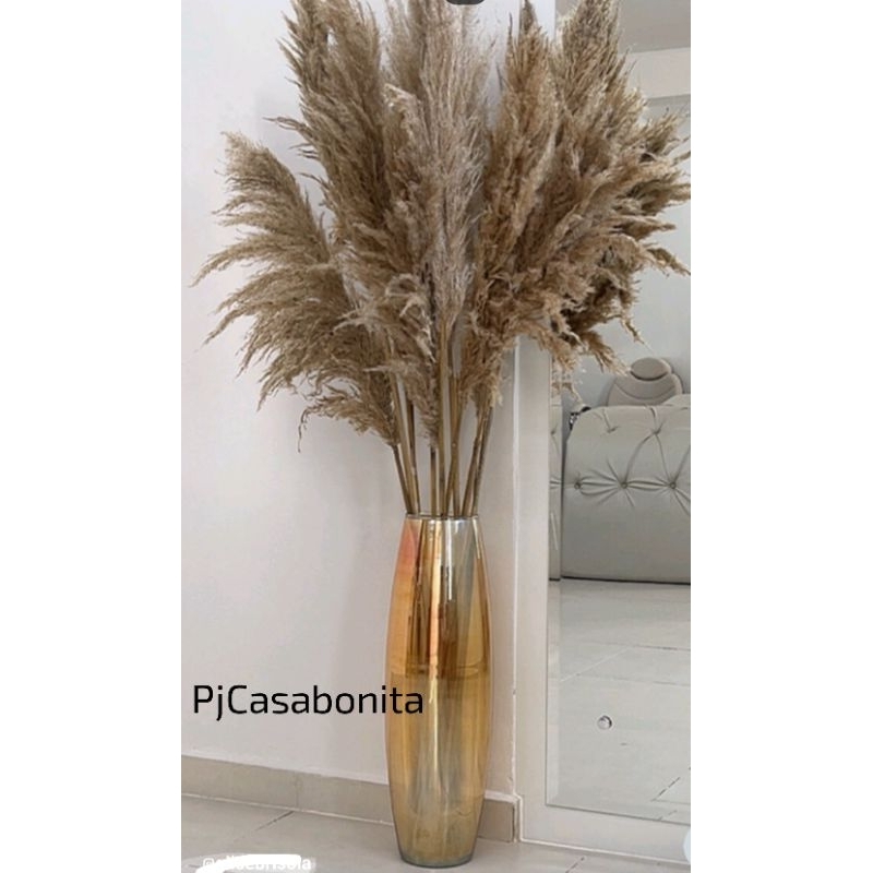 Espetacular Picasso QUALIDADE 54cm jarro para flores de vidro âmbar