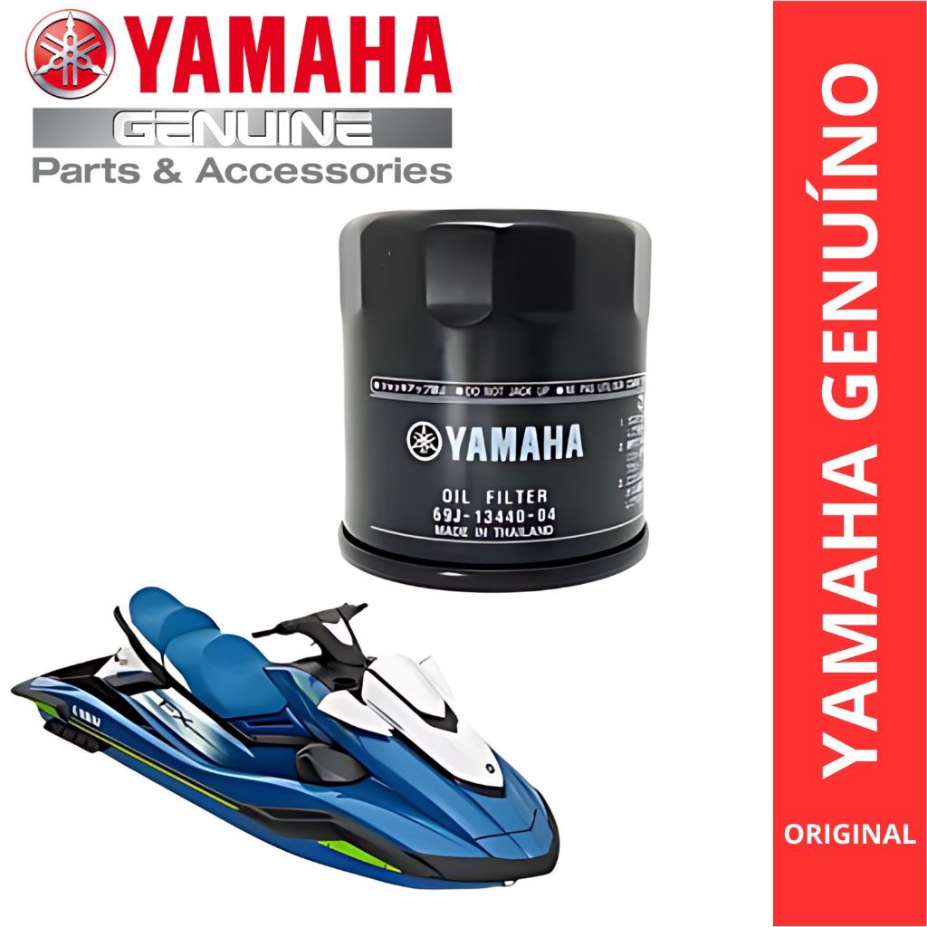 ELEMENTO FILTRO ÓLEO JET SKI YAMAHA VXR HO SHO SVHO 1800CC 2020 2021 2022 2023 2024