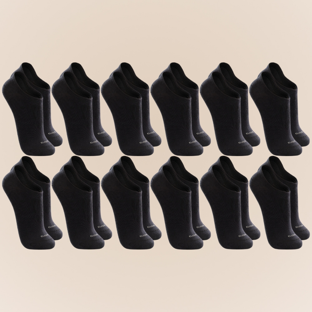 Kit 12 Pares Meias Esportivas Algodao Lupo Soquete Sapatilha Invisivel Unissex Original - Men Clothes