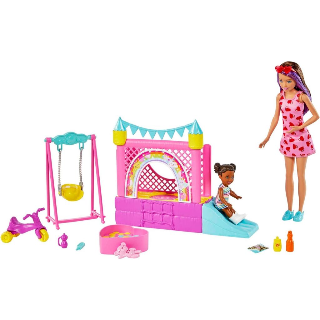 Boneca Barbie Skipper Babysitter Parque infantil HHB67 - Mattel