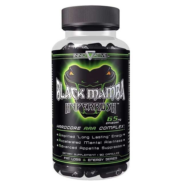 black mamba hyperrush 90 caps importado em Oferta na Shopee