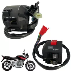 Kit Chave Punho Luz + Punho De Partida Cbx 250 Twister 2001 Até 2005