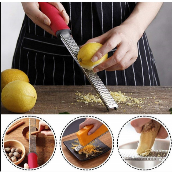 Ralador Culinário Profissional Em Inox P/ Queijos E Limão Cítricos Pratico oferta