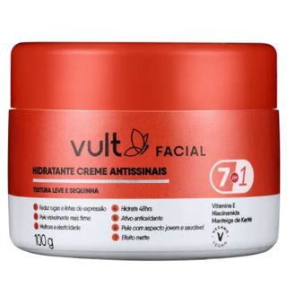 Creme Hidratante Facial Antissinais 100g - Vult em Oferta na Shopee