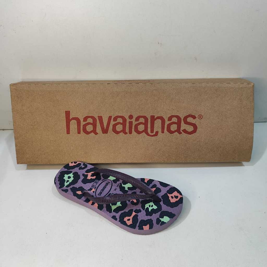 Chinelo Infantil Slim Animale Petunia Onça - Havaiana N. 25/26