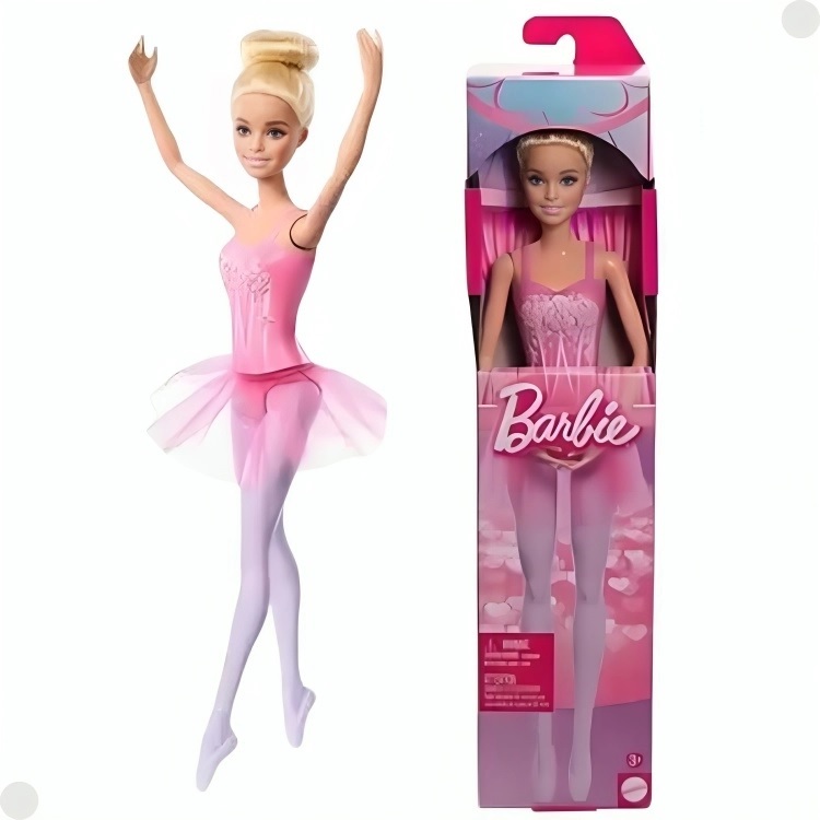 Barbie Profissões Bailarina De Ballet Loira - Mattel HRG33 em Oferta na Shopee