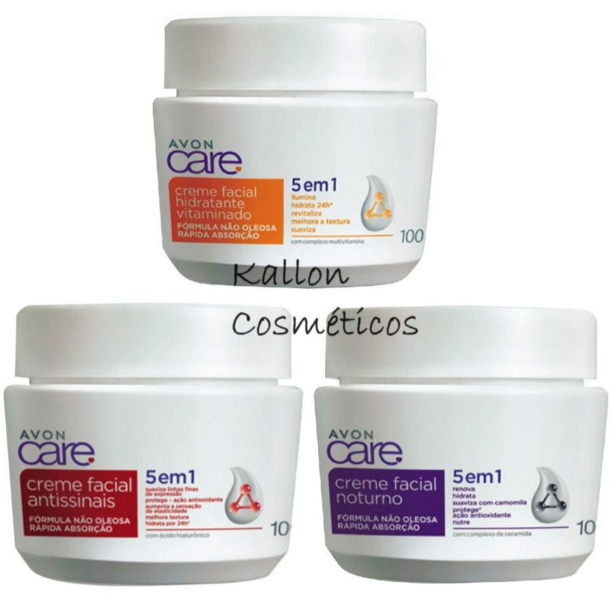 Linha Avon Care Antissinais, Noturno Hidratação, Hidratante Vitaminado, 5 em 1, Original, Novo, Vegano em Oferta na Shopee