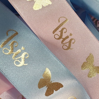 Fita de Cetim Personalizada 38MM - 10 Metros em Oferta na Shopee