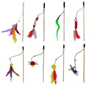 variedade brinquedo Varinha para Gatos divertido colorido pet shop Cat toys gato em Oferta na Shopee
