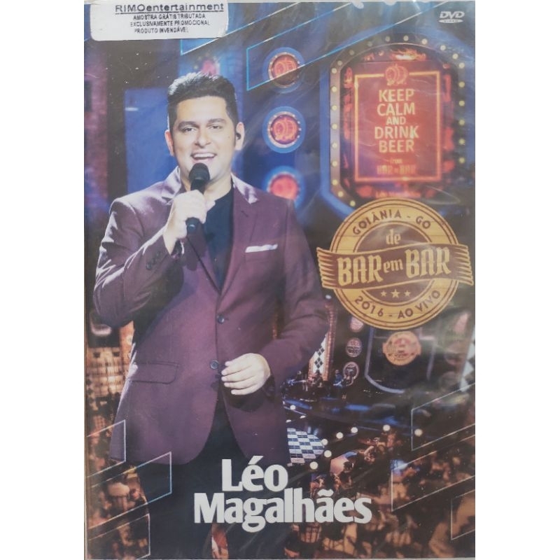 Dvd Léo Magalhães De Bar em Bar 2016 Lacrado