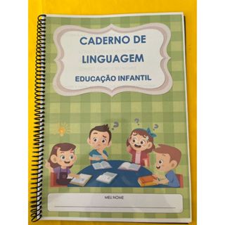 Caderno de Linguagem para o Infantil em Oferta na Shopee