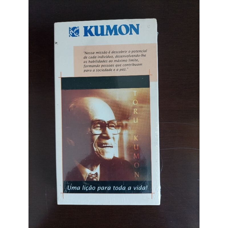 vhs Kumon fita vídeo Uma lição para a vida toda 2003 lacrada raridade colecionador