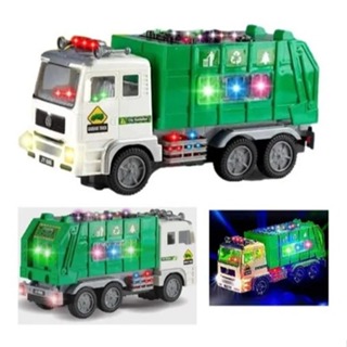 Caminhão De Lixo Reciclagem Brinquedo Com Som E Luz Grande em Oferta na Shopee