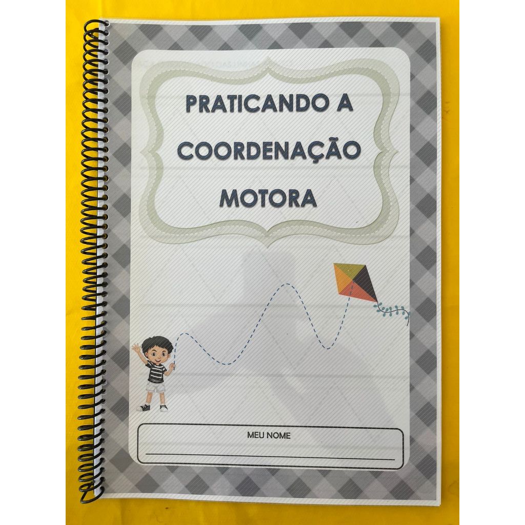 Caderno - Praticando a coordenação motora em Oferta na Shopee