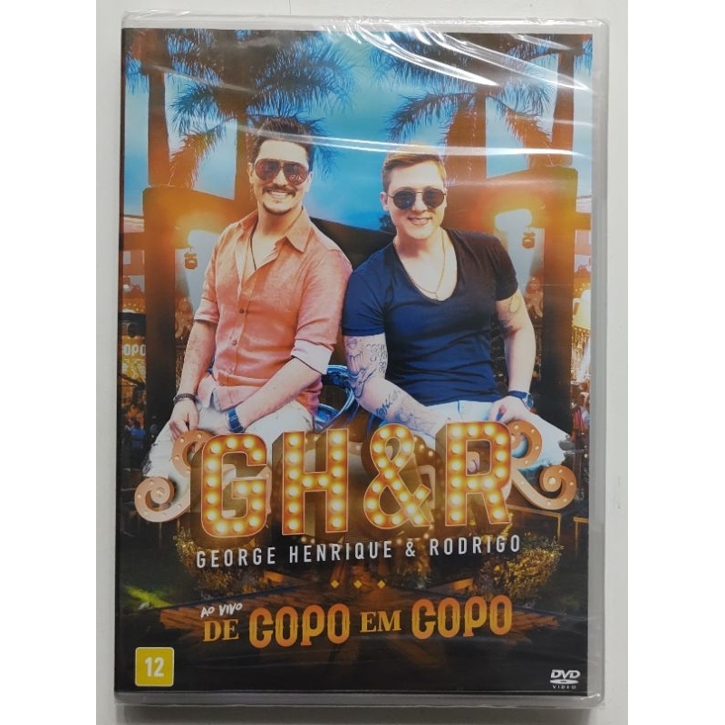 DVD - GEORGE HENRIQUE & RODRIGO - ( DE COPO EM COPO ) - AO VIVO