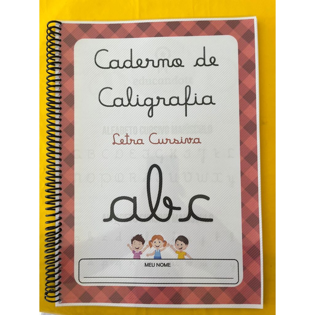 Caderno de Caligrafia com 99 atividades em Oferta na Shopee