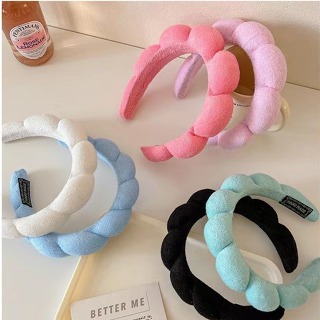 Tiara para cabelo Tiara Nuvem Faixa De Pelucia Skincare De Maquiagem Makeup em Oferta na Shopee
