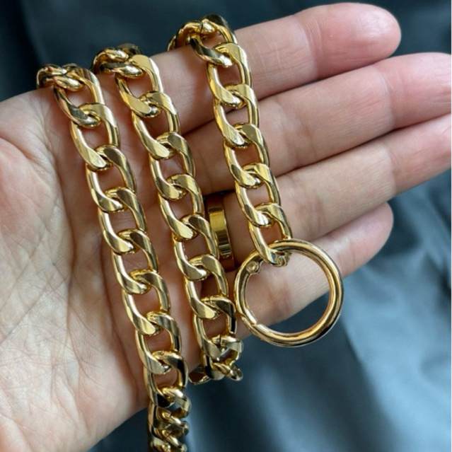 Corrente Lixada Premium 1,20mt com Argolas Articuladas Para Alça de Bolsa e Artesanato em Geral