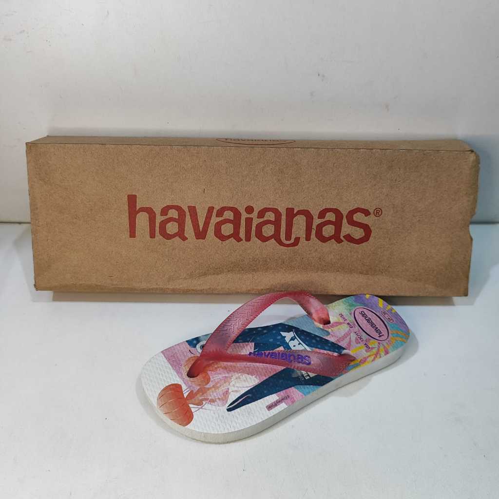 Chinelo Infantil Dory Branco/Branco - Havaiana
