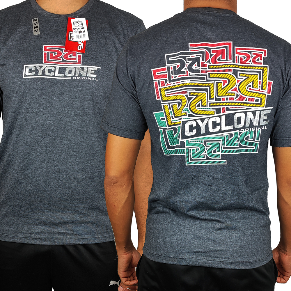 Camisa Cyclone Premium Malha 30.1 Penteada 100% Algodão - Camiseta Ciclone
