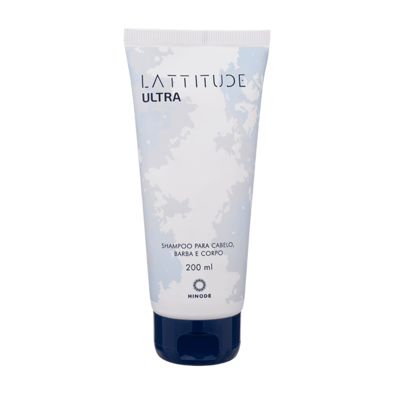 Lattitude Ultra Shampoo Para Cabelo Barba e Corpo 200ml Hinode