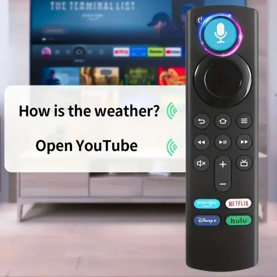 Controle Remoto por Voz Compatível com TV Stick Streaming em Oferta na Shopee