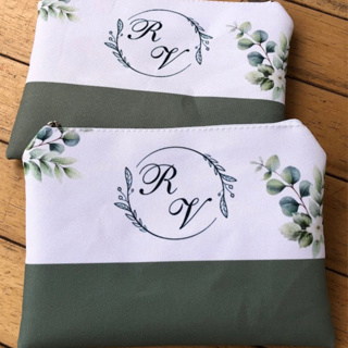 Necessaire Slim Personalizada Lembrancinha com Nome 20X14cm Madrinha Casamento em Oferta na Shopee