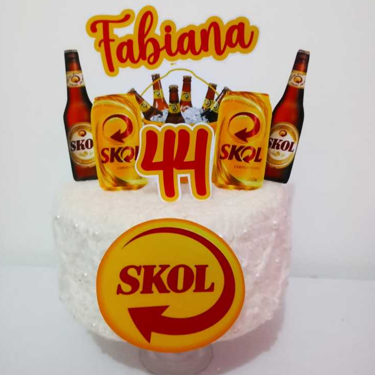 Topo de Bolo Cerveja Skol na Black Friday 2025 | BuscaProdutos