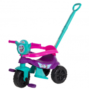 Triciclo Infantil + Game Aplicativo 3D Menina Tiffany Completo C/ Pedal, Empurrador Protetor Inmetro · foto 2