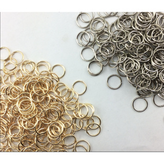 100 argola Elo para chaveiro/ pingente/ bijuteria/ cor prata ou dourado em Oferta na Shopee