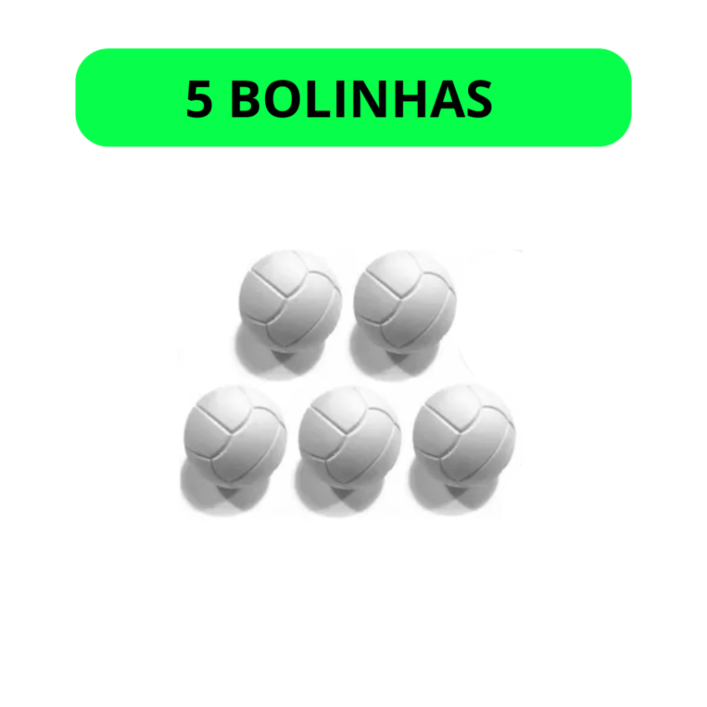 Bolinha Pebolim Totó Fla Flu 20 Unidades