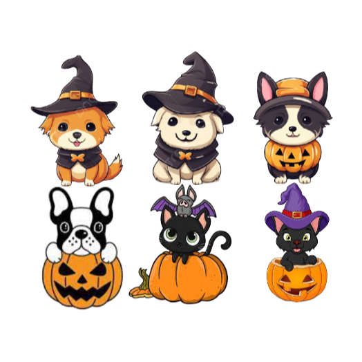 120 apliques halloween para laços e gravatas pet sem cola 07 — imagem 2 de 2