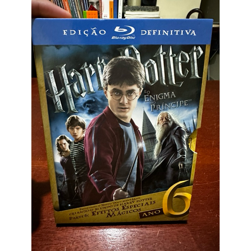 bluray harry potter e o enigma do príncipe edição definitiva ano 6 original nacional raro