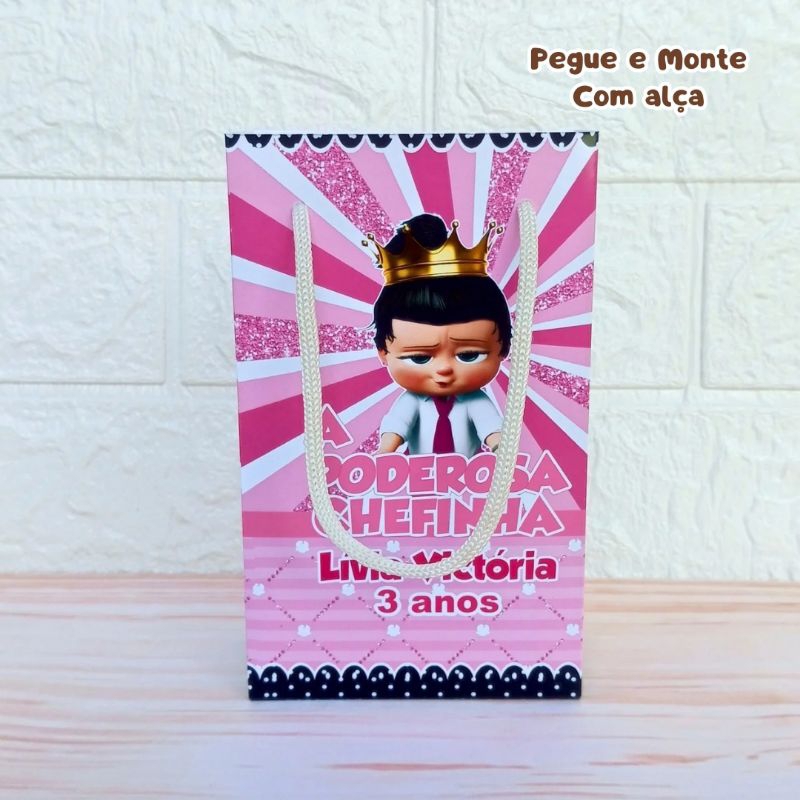 Sacolinha Surpresa Poderosa Chefinha - Personalizados - Lembrancinha - Festa infantil - Aniversário / PEGUE E MONTE