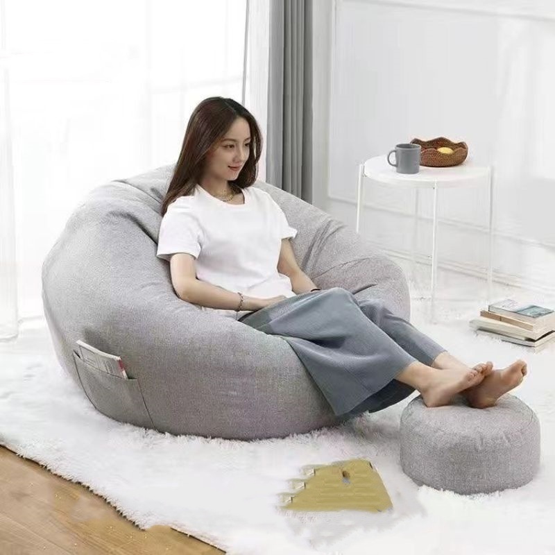 Puff Gigante Redondo 99*83 Puff Gigante suede