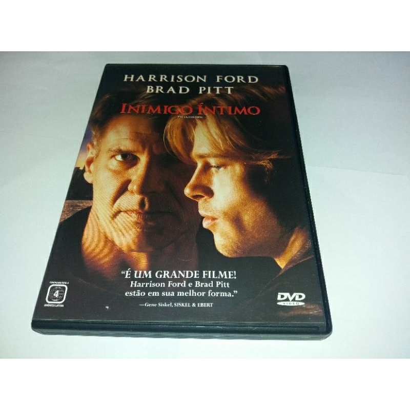Dvd - Inimigo Intimo - 1997 - Harrison Ford - Brad Pitt - Encarte