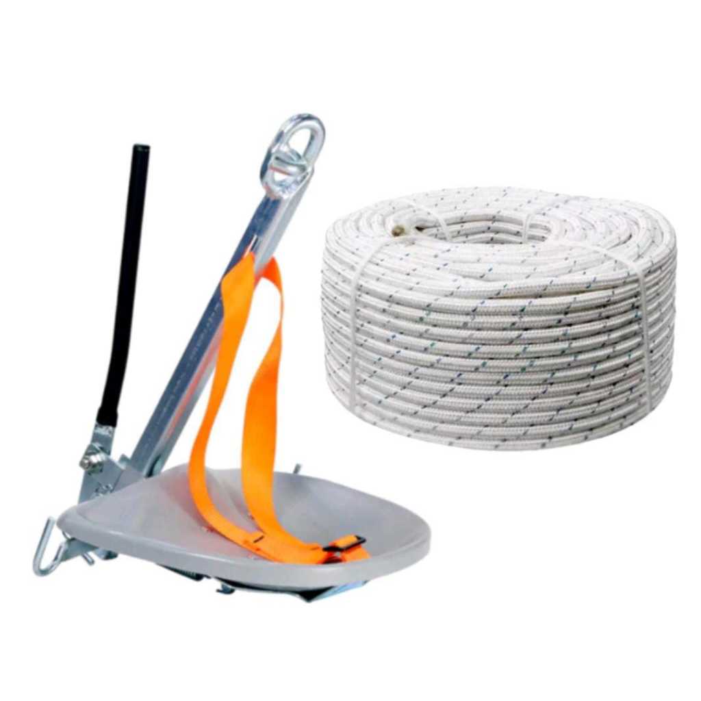 Kit Cadeira Pintura Pintor Para Descer Prédio Altura 140kg - Cadeirinha  e 1 rolo 50 metros de corda