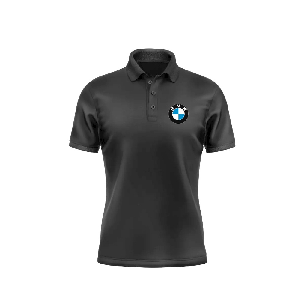 Camisa bmw Polo masculino esportiva malha Premium