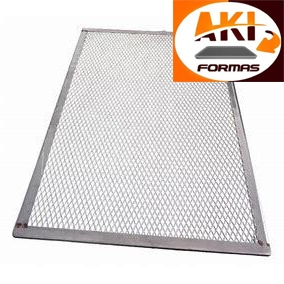 TELA DE PIZZA 1 METRO POR 40 CM  RETANGULAR  QUADRO DE INOX TELA DE ALUMINIO 8X15 COM NOTA FISCAL
