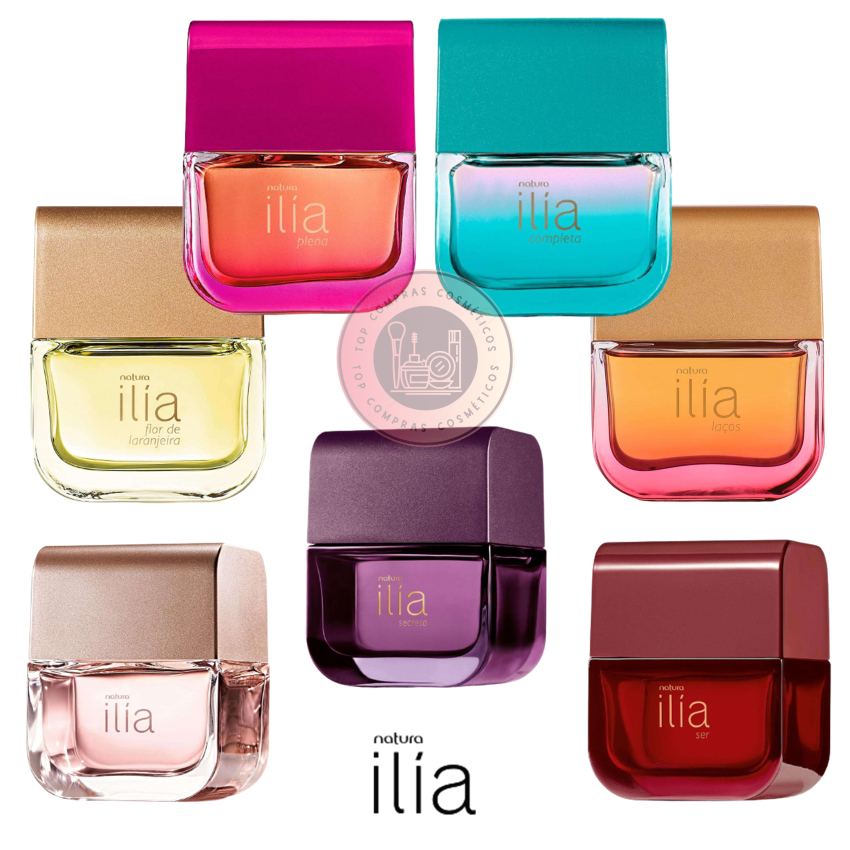 Ilía Natura Deo Parfum Feminino - 50ml: Clássico, Ser, Secreto, Plena, Completa, Laços, Florescer ou Flor de Laranjeira em Oferta na Shopee