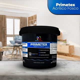 Tinta Acrilica Primetex Para Parede Alto Rendimento Antimofo 3,6L em Oferta na Shopee