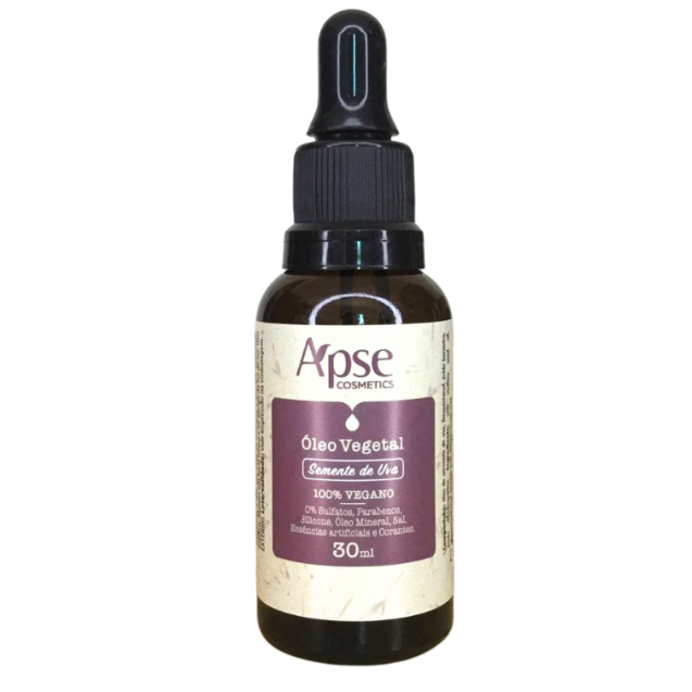 Oleo Vegetal De Semente De Uva Apse 100% Puro - 30ml ( Umectante P/ Cabelo e Cuidados Com a Pele ) em Oferta na Shopee