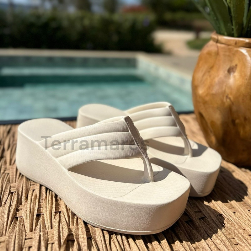 Tamanco Chinelo Blogueira Delta Nuvem Feminino Plataforma em Oferta na Shopee