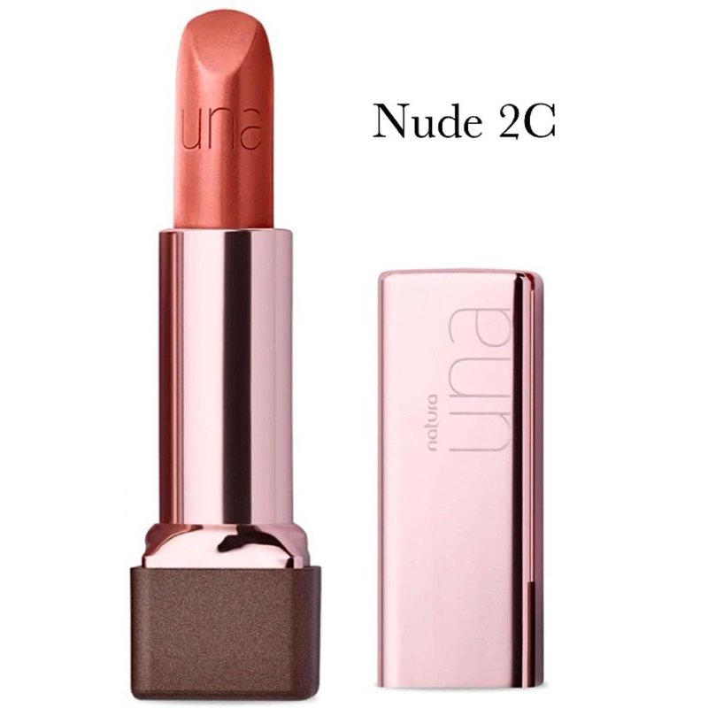 Batom Natura Una NUDE 2C Hidratante FPS 25 em Oferta na Shopee