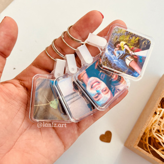 Chaveiro Personalizado com Foto e Frase em Oferta na Shopee