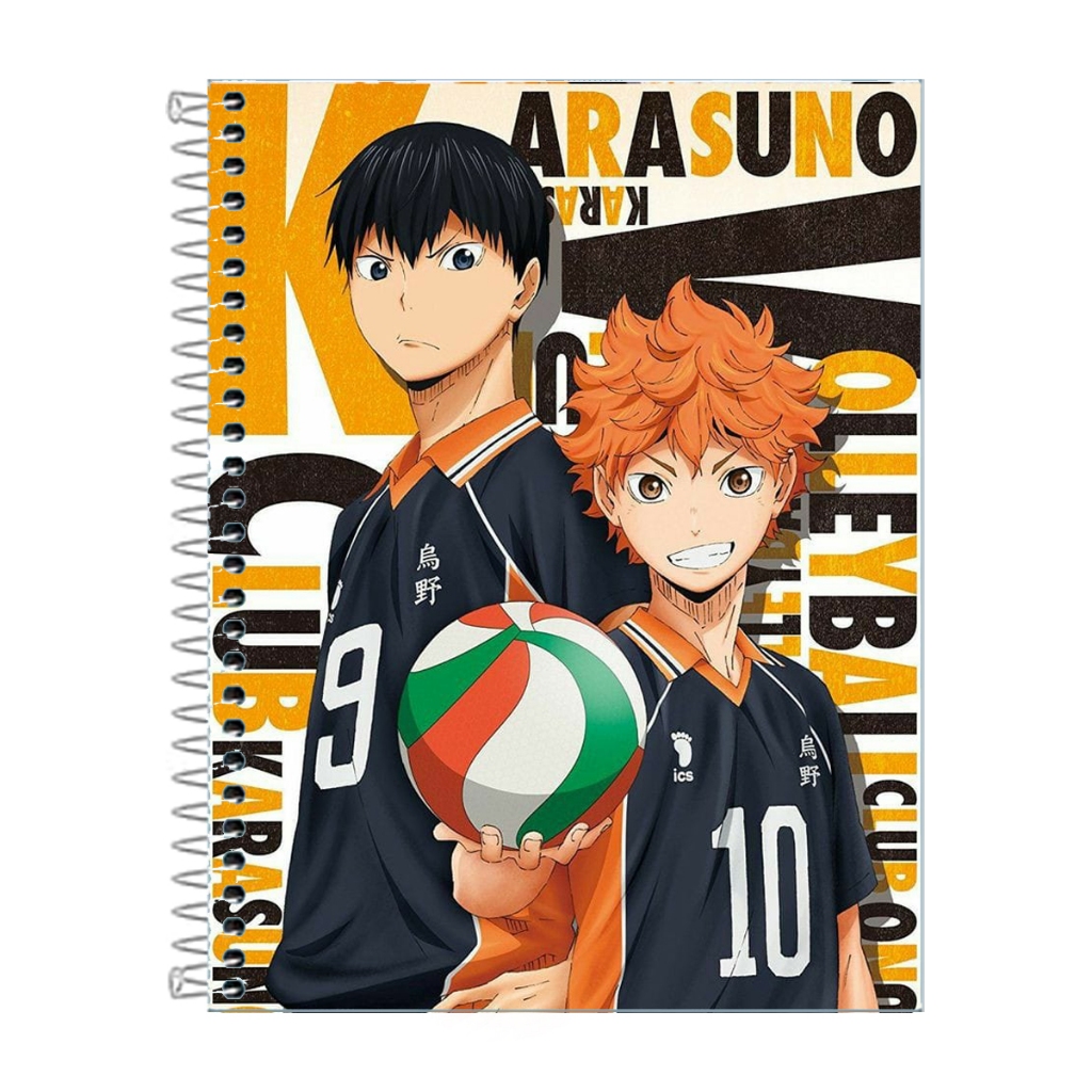 Caderno Haikyu Escolar  1,10 ou 20  materias. em Oferta na Shopee