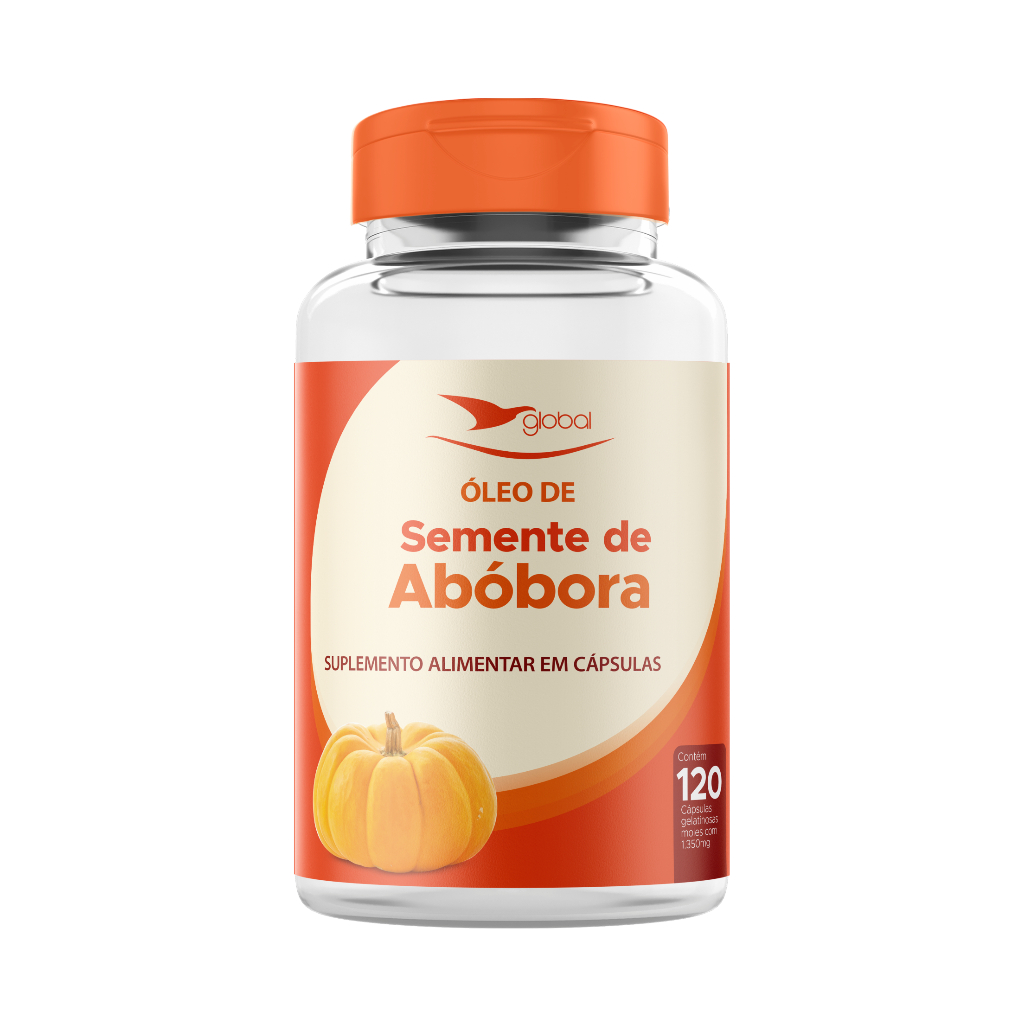 Óleo de Semente de Abóbora 120 Cápsulas - Suplemento para Saúde e Bem-Estar