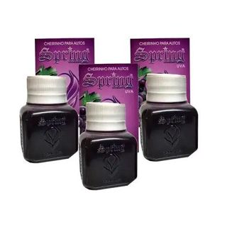 Pérola 3 unidades de aromatizante para carro Spring UVA em Oferta na Shopee